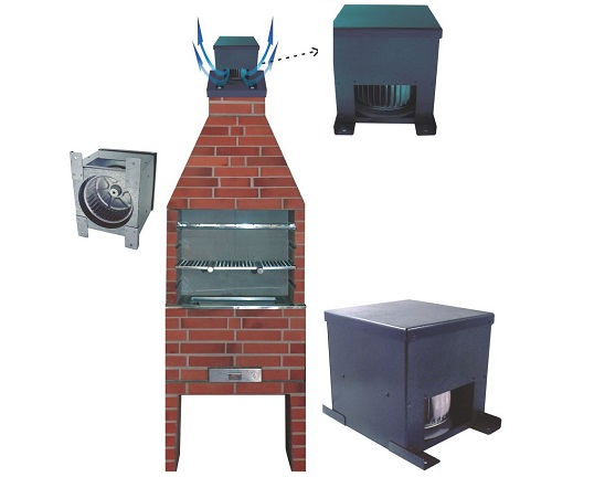 EXAUSTOR PARA CHURRASQUEIRA